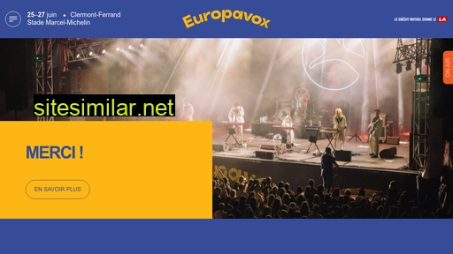 Europavoxfestivals similar sites