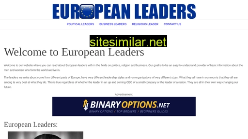 european-leaders.com alternative sites