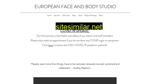 Europeanfaceandbodystudio similar sites