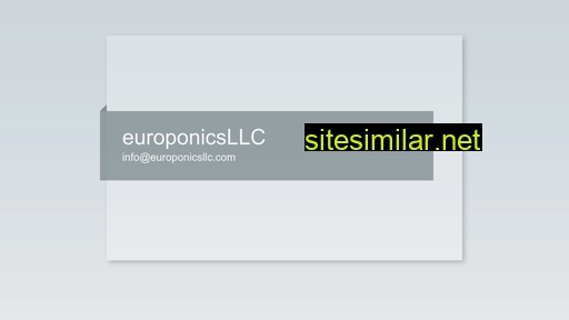 europonicsllc.com alternative sites