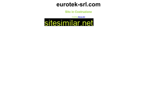 Eurotek-srl similar sites