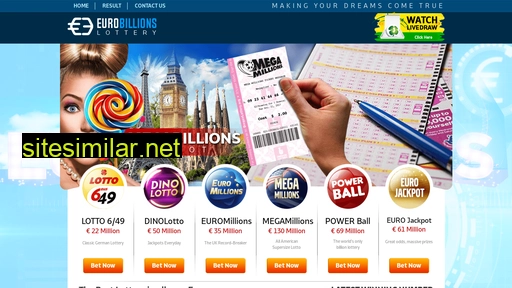 Eurobillionslottery similar sites