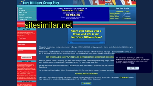 euromillionsgroup.com alternative sites