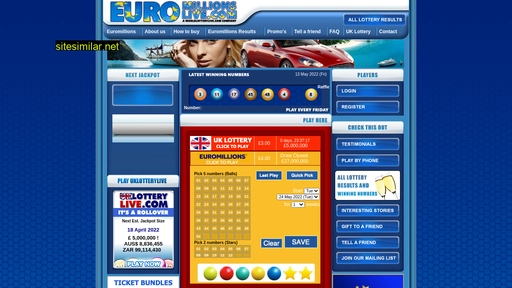 euromillionslive.com alternative sites