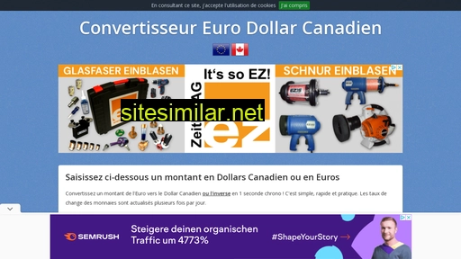 euro-dollar-canadien.com alternative sites