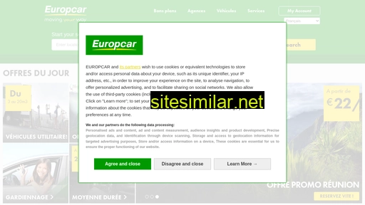 Europcar-reunion similar sites