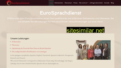Eurosprachdienst similar sites