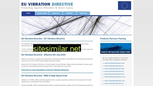 euvibrationdirective.com alternative sites