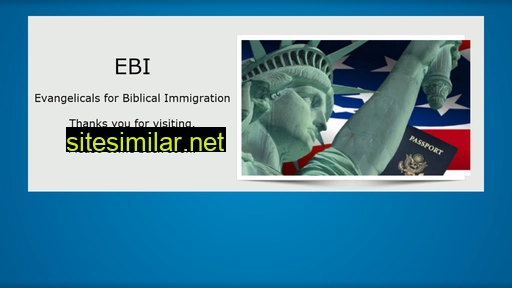 evangelicalsforbiblicalimmigration.com alternative sites