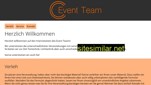 Event-team-4u similar sites