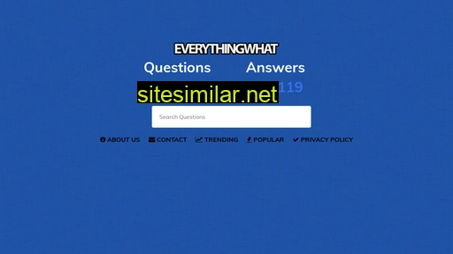 everythingwhat.com alternative sites