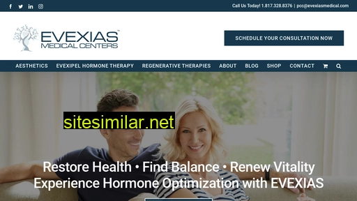 evexiasmedical.com alternative sites