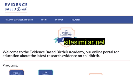Evidencebasedbirthacademy similar sites