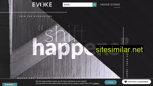 Evoke-international similar sites