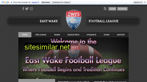 ewfl-football.com alternative sites