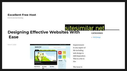 Excellent-free-host similar sites