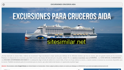 excursionescrucerosaida.com alternative sites