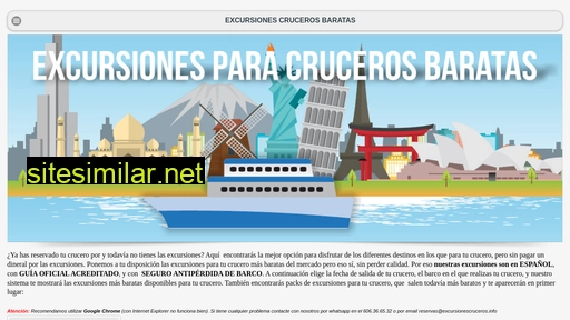 excursionescrucerosbaratas.com alternative sites