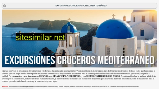 excursionescrucerosmediterraneo.com alternative sites