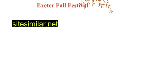 exeterfallfestival.com alternative sites