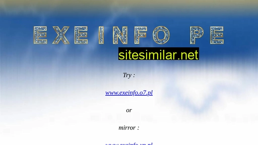 exeinfo.atwebpages.com alternative sites