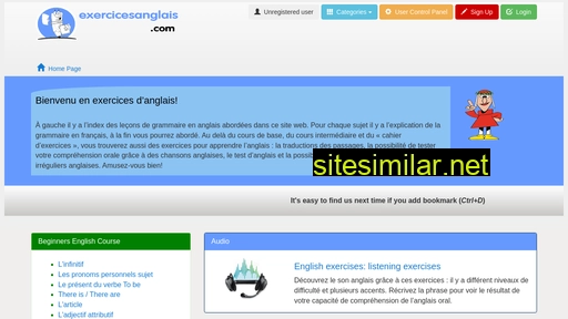 exercicesanglais.com alternative sites