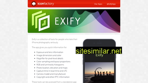 Exify-app similar sites