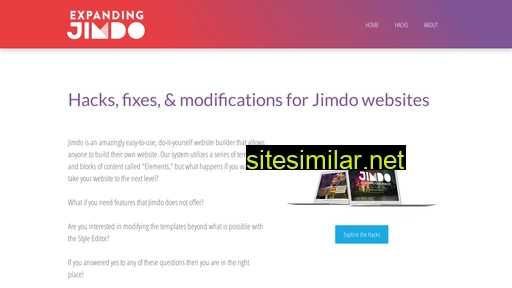 expanding.jimdo.com alternative sites