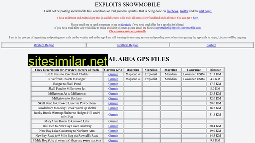 exploits-snowmobile.com alternative sites