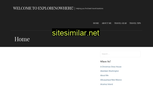 explorenowhere.com alternative sites