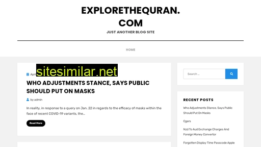 explorethequran.com alternative sites