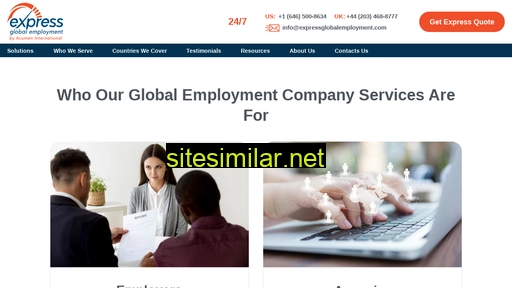 expressglobalemployment.com alternative sites