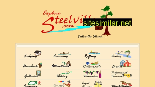 exploresteelville.com alternative sites