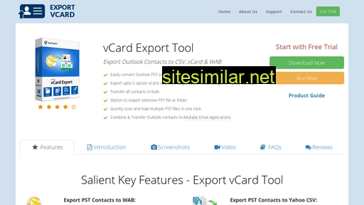Exportvcard similar sites