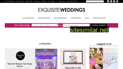 Exquisiteweddingsmagazine similar sites