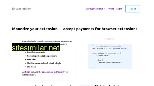 extensionpay.com alternative sites