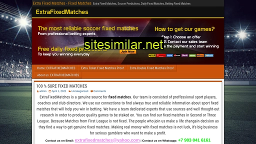 extrafixedmatches.com alternative sites
