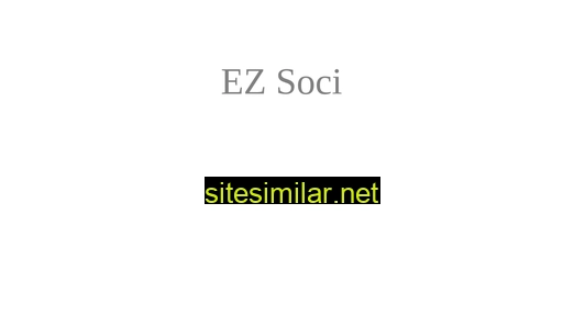 ezsoci.com alternative sites