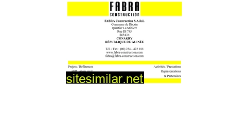 fabra-construction.com alternative sites
