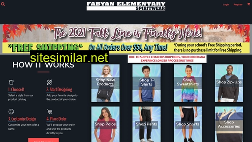 fabyanspiritwear.com alternative sites