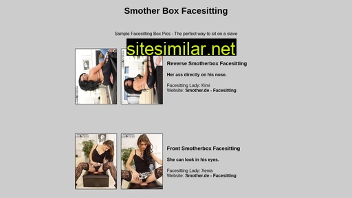 Facesittingbox similar sites