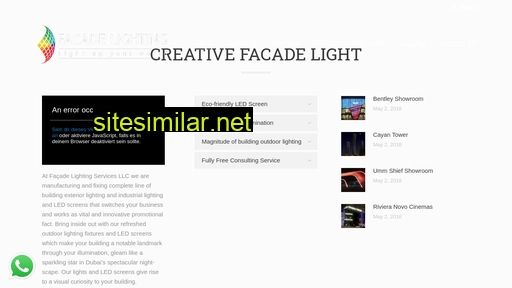 facadelight.com alternative sites