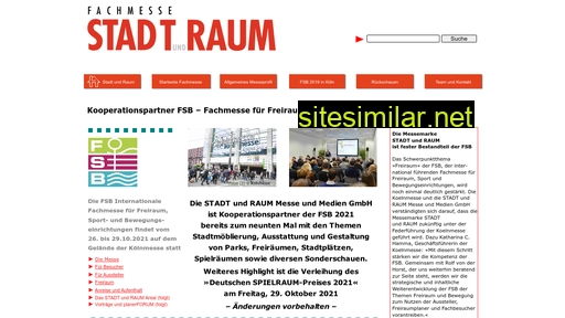 Fachmesse-stadtundraum similar sites