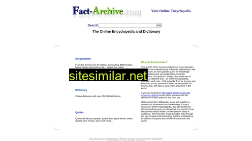 fact-archive.com alternative sites