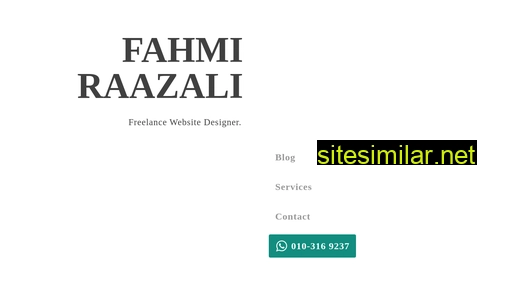 fahmiraazali.com alternative sites