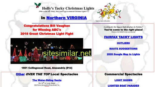 fairfaxchristmaslights.com alternative sites