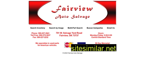 fairviewautosalvage.com alternative sites