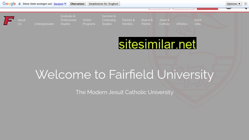 fairfielduniversity.com alternative sites