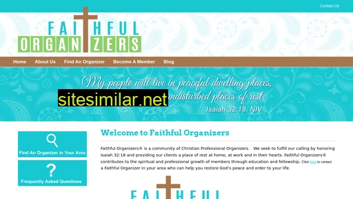 faithfulorganizers.com alternative sites