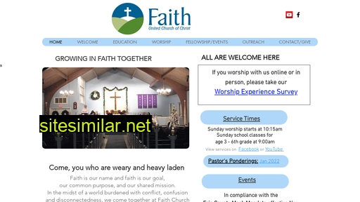 Faithunitedchurchucc similar sites